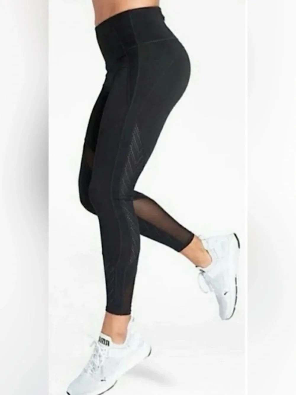 Athleta High Rise Precision 7/8 Tight Legging Black Medium - Picture 2 of 12